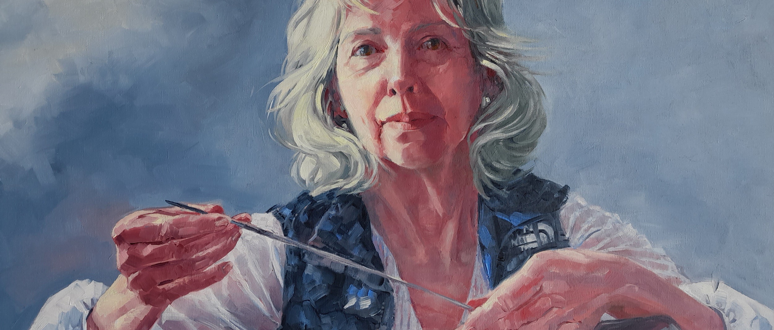 Artist Beverley Fry will be featured in The Darwin Gallery at Halls Fine Art, Battlefield with a new Retrospective Exhibition from June 5th - 30th, 2023